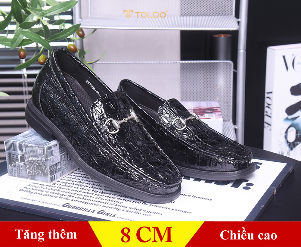 Giày cao nam 8cm đế khâu siêu nhẹ 3